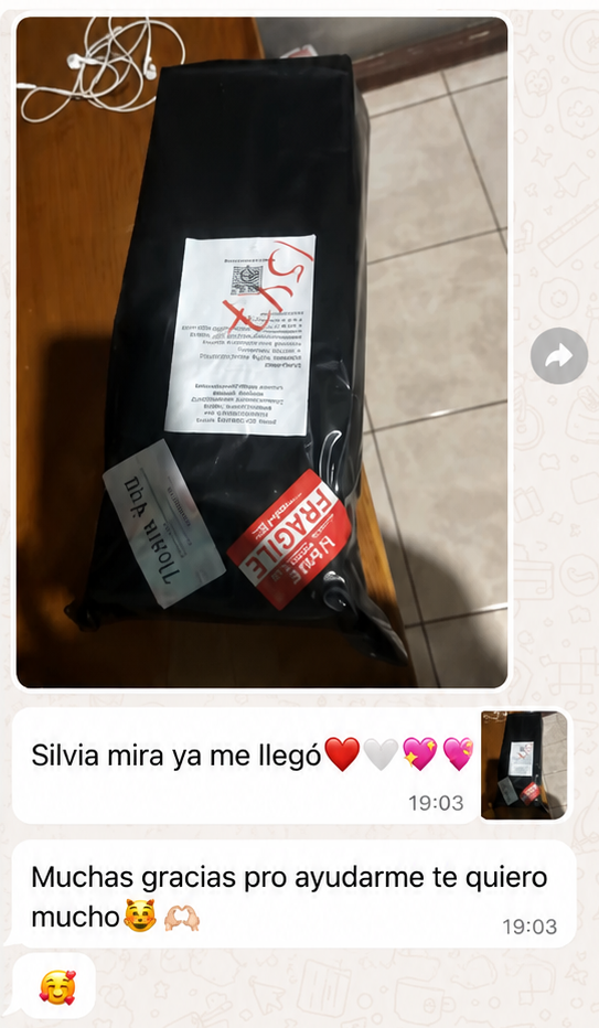 Conversación real de WhatsApp con un cliente de SEVN